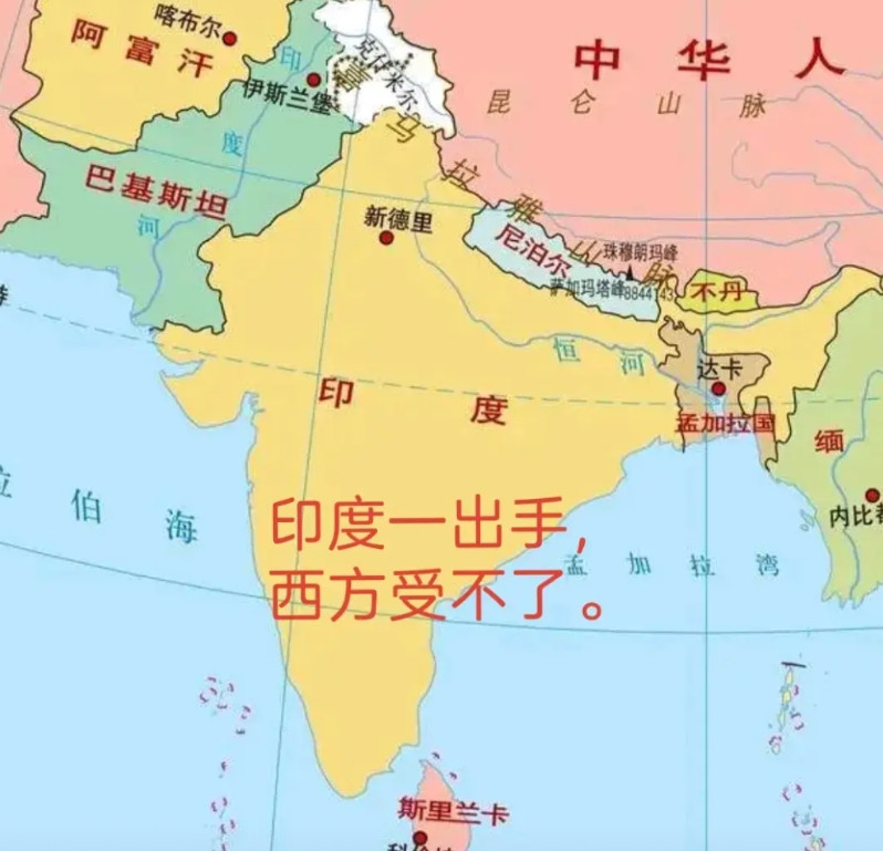 印度一出手，西方受不了。1.至少打掉了美国5~10年的世界霸权。2.至少