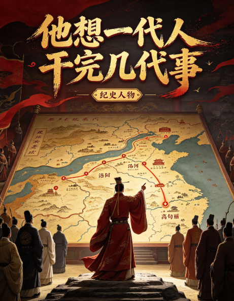 说起隋炀帝杨广，所有人的第一印象：荒淫、残暴、奢靡、亡国暴君。千年以来，他一直被钉在历史耻辱柱上，被