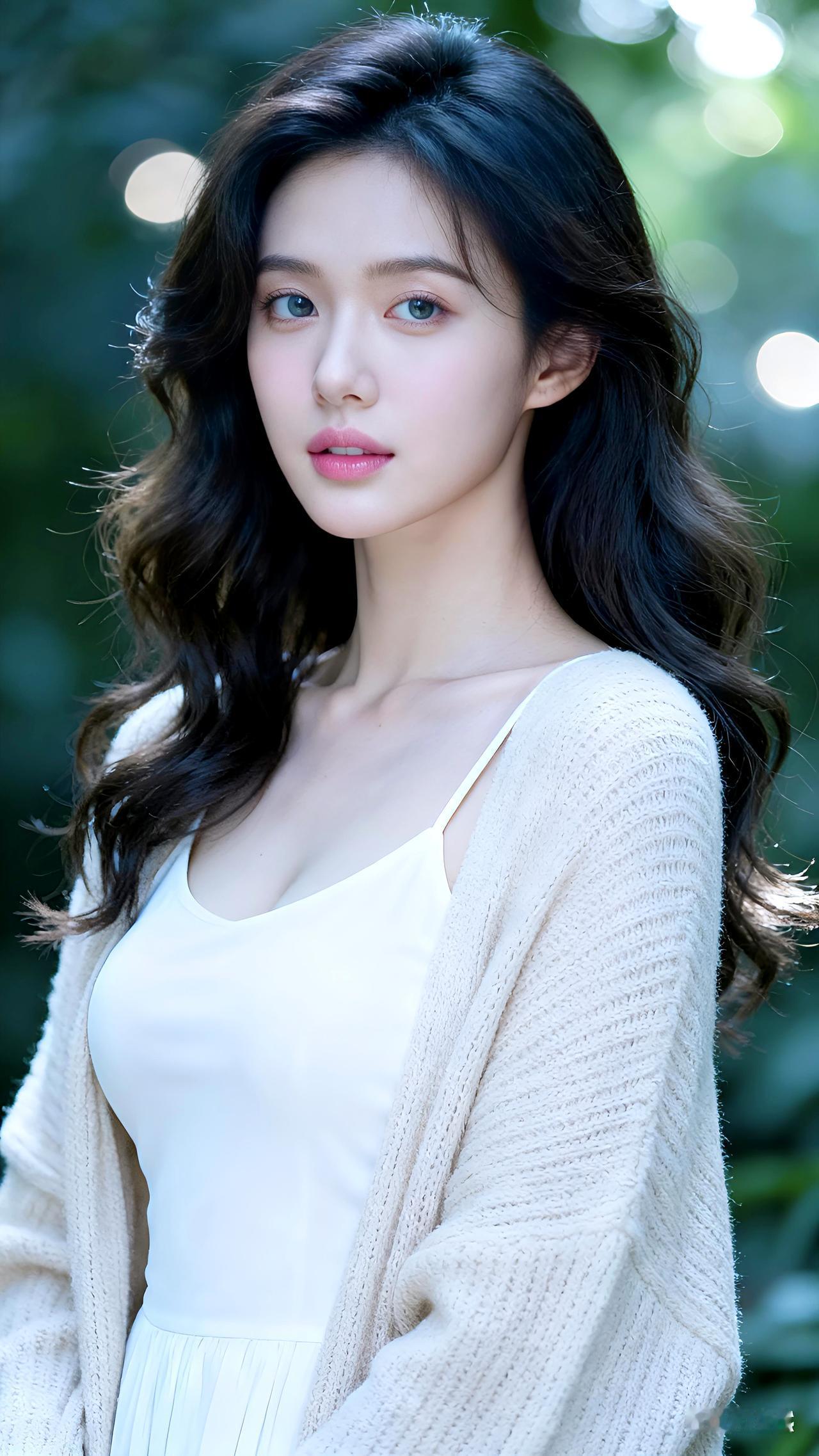 晨雾初散时，一缕风凝作她眼眸里的清光，静谧了时光。壁纸分享交流壁纸写真