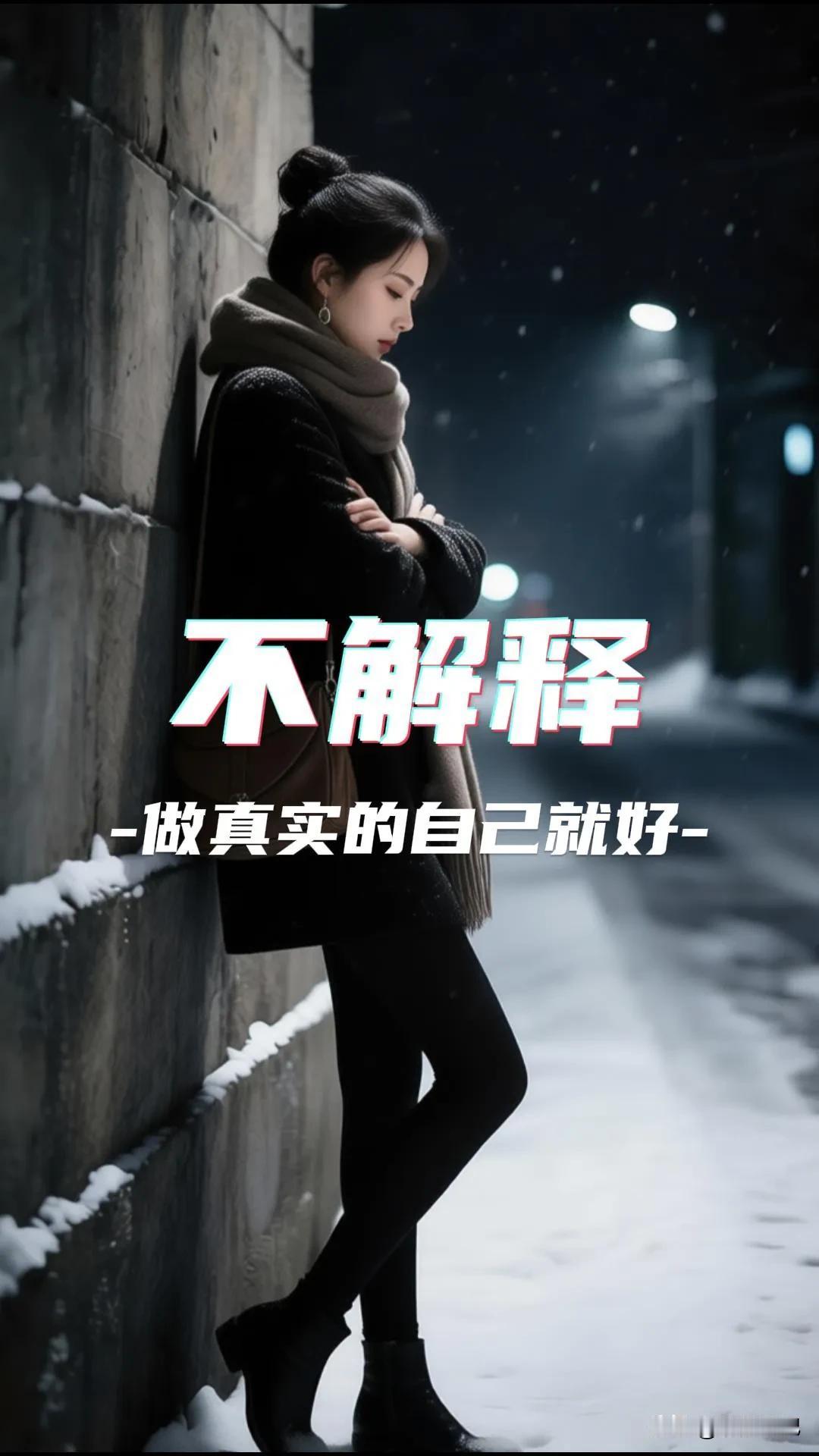 不要跟别人解释自己，懂你的人不言而喻，不懂你的人百口莫辩。做事不需要人人都理