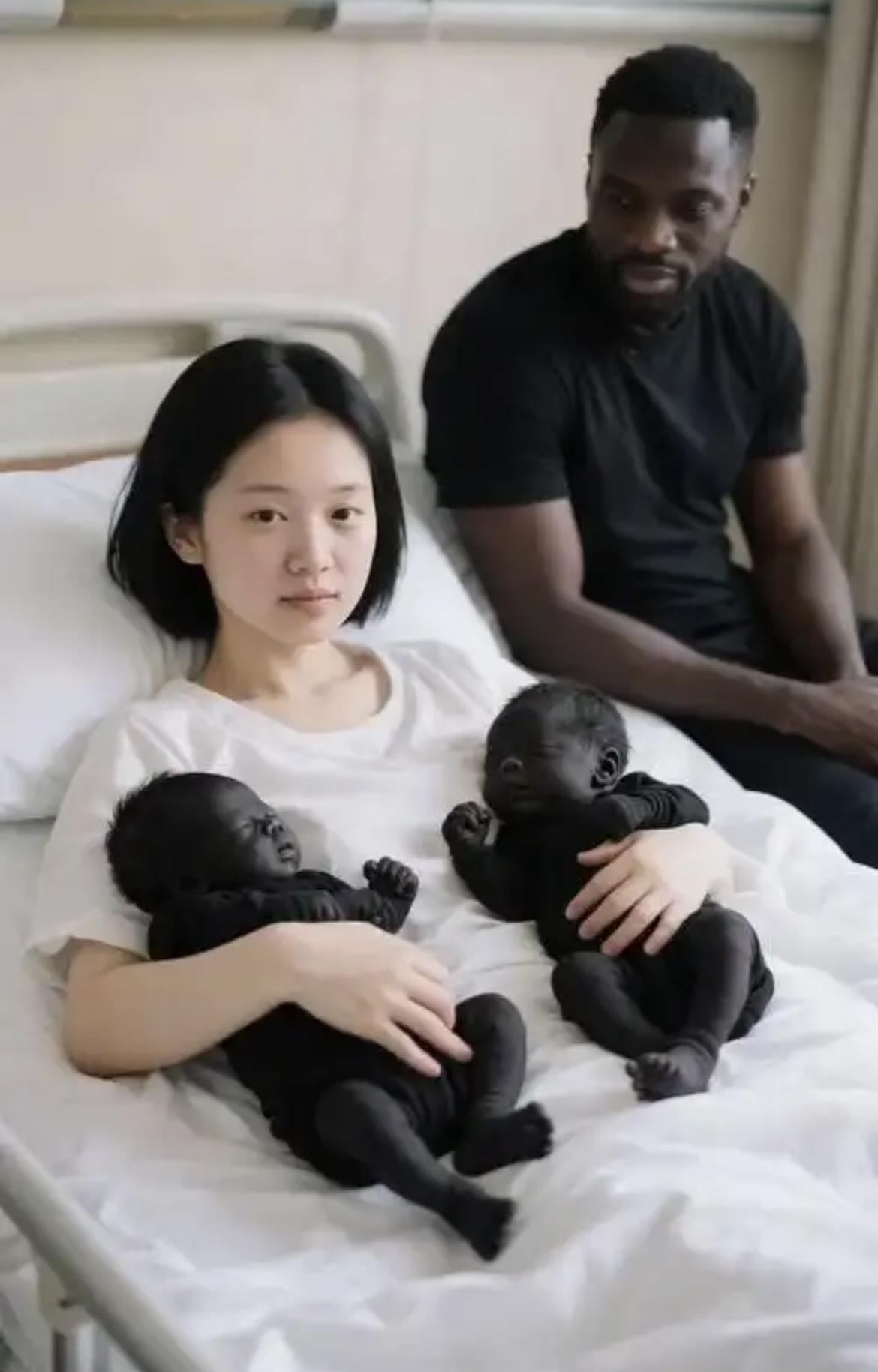带小侄子去动物园，瞧见一位抱着黑人小孩的中国女子，小侄子一句话让这女子破防了。