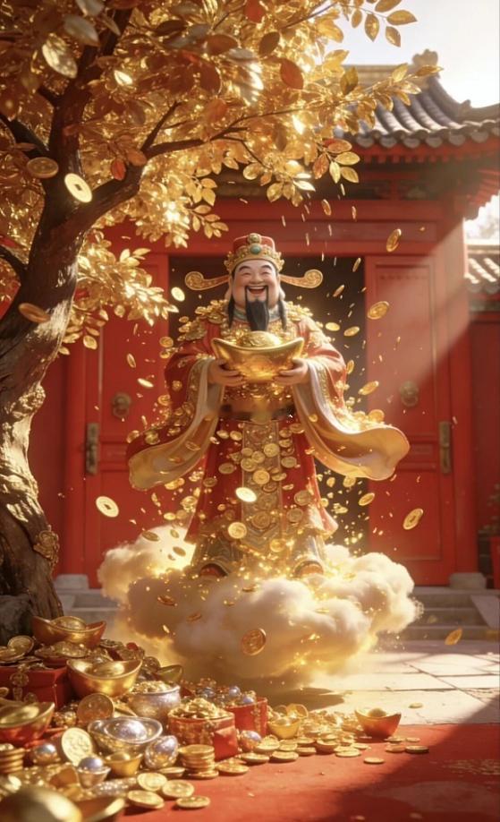 接下半年金运亨通：大财如江海浩荡，奠定基业；小财若潺潺溪流，细水长盈。正道之财稳