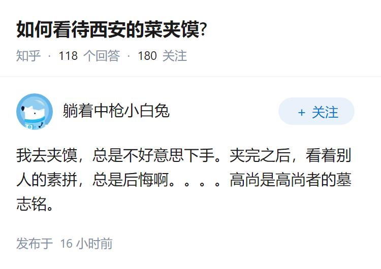 如何看待西安的菜夹馍?