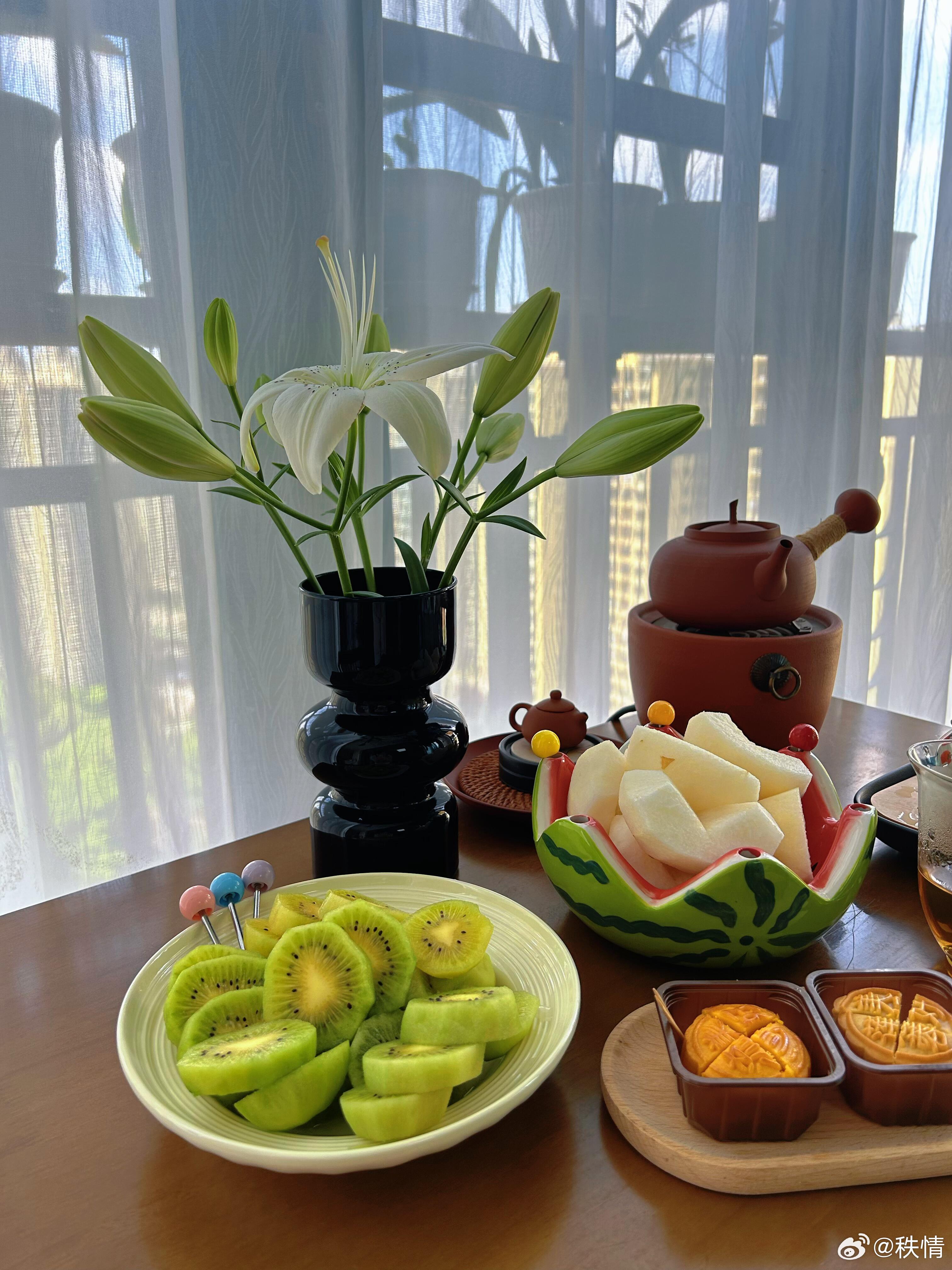 阳台上的茶生活