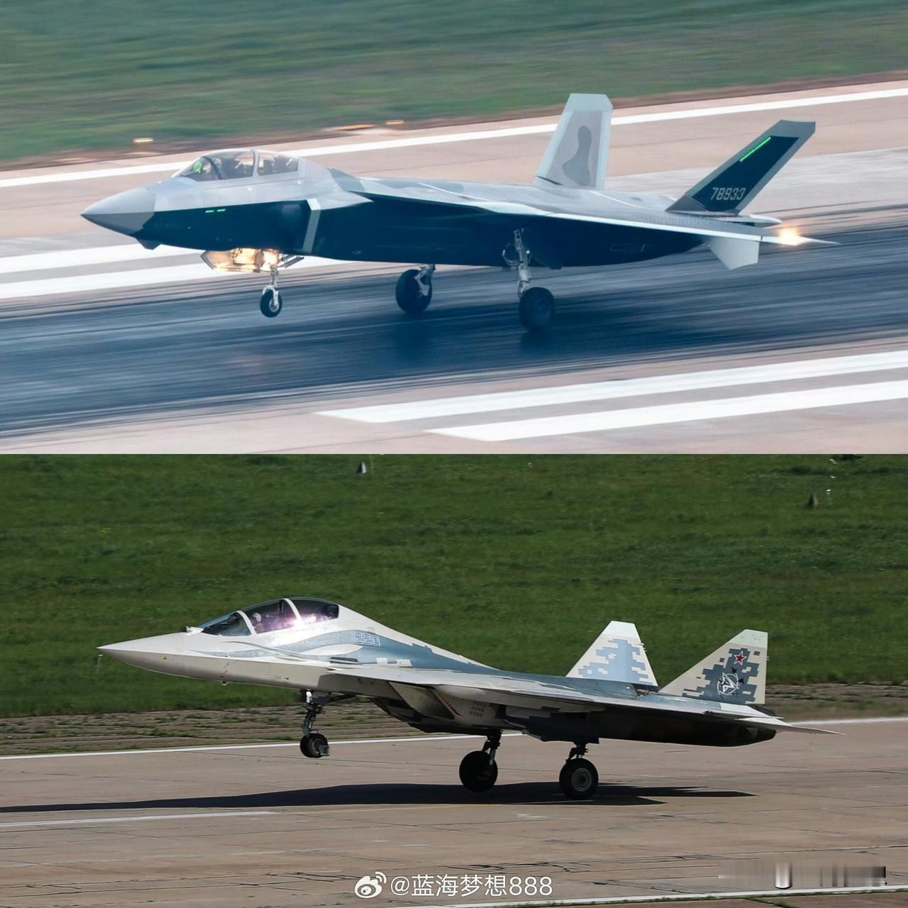 歼20S与苏57D双座版对比，歼20S最酷，不接受反驳！烽火问鼎计划​​​