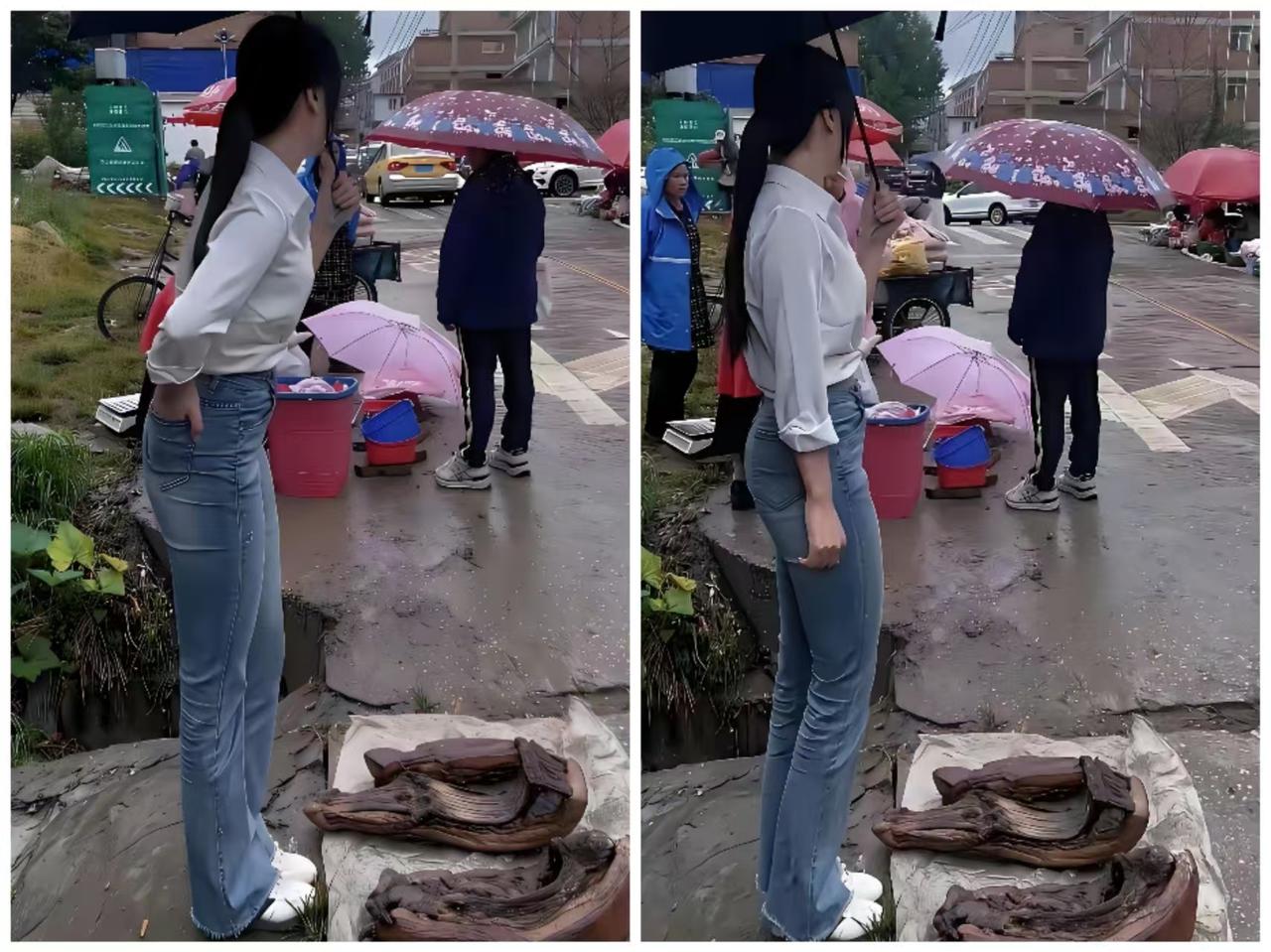 雨中站了一天，我的腊肉一块都没卖出去，谁懂这种委屈啊！