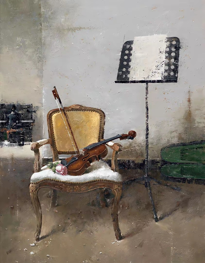 中国第十四届全国美术作品展览油画作品遇见艺术遇见美好绘画