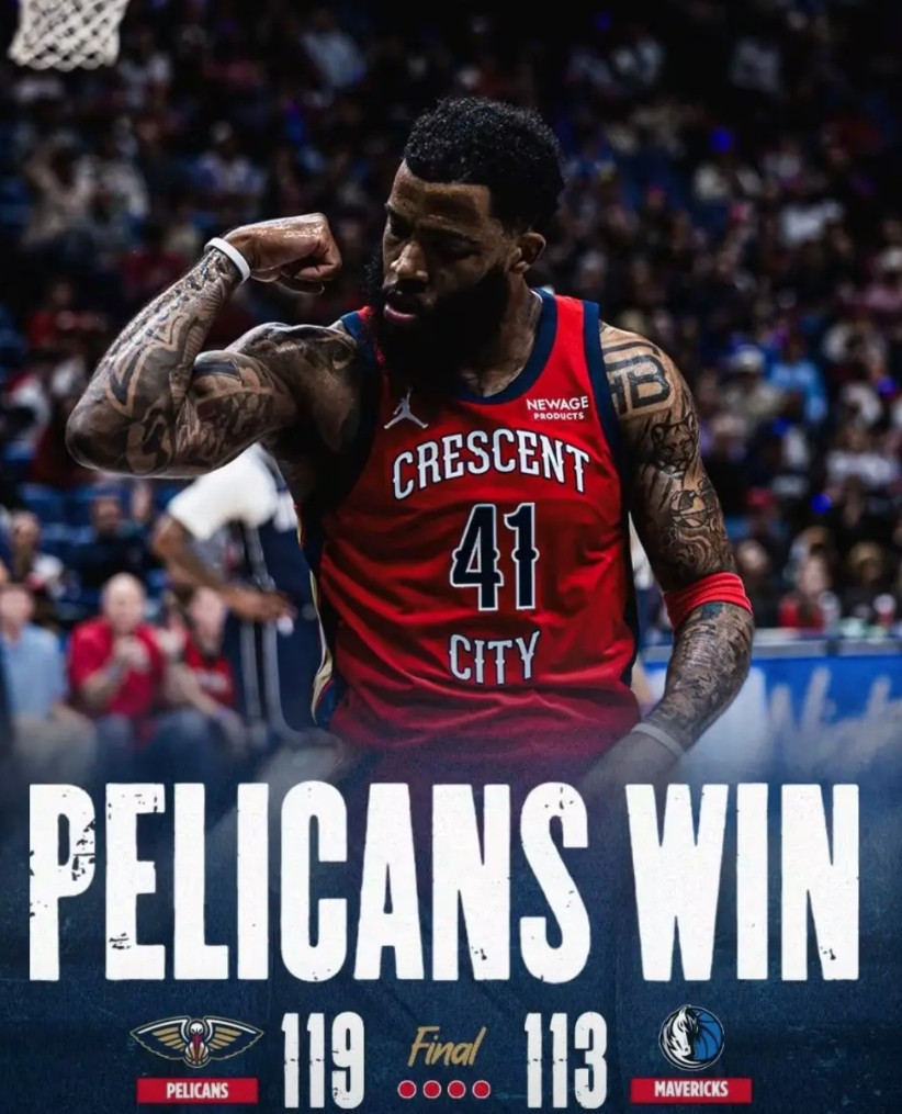 5连胜！鹈鹕不装了？也要北伐？独行侠与鹈鹕的比赛中，鹈鹕第四节奋起直追最终完