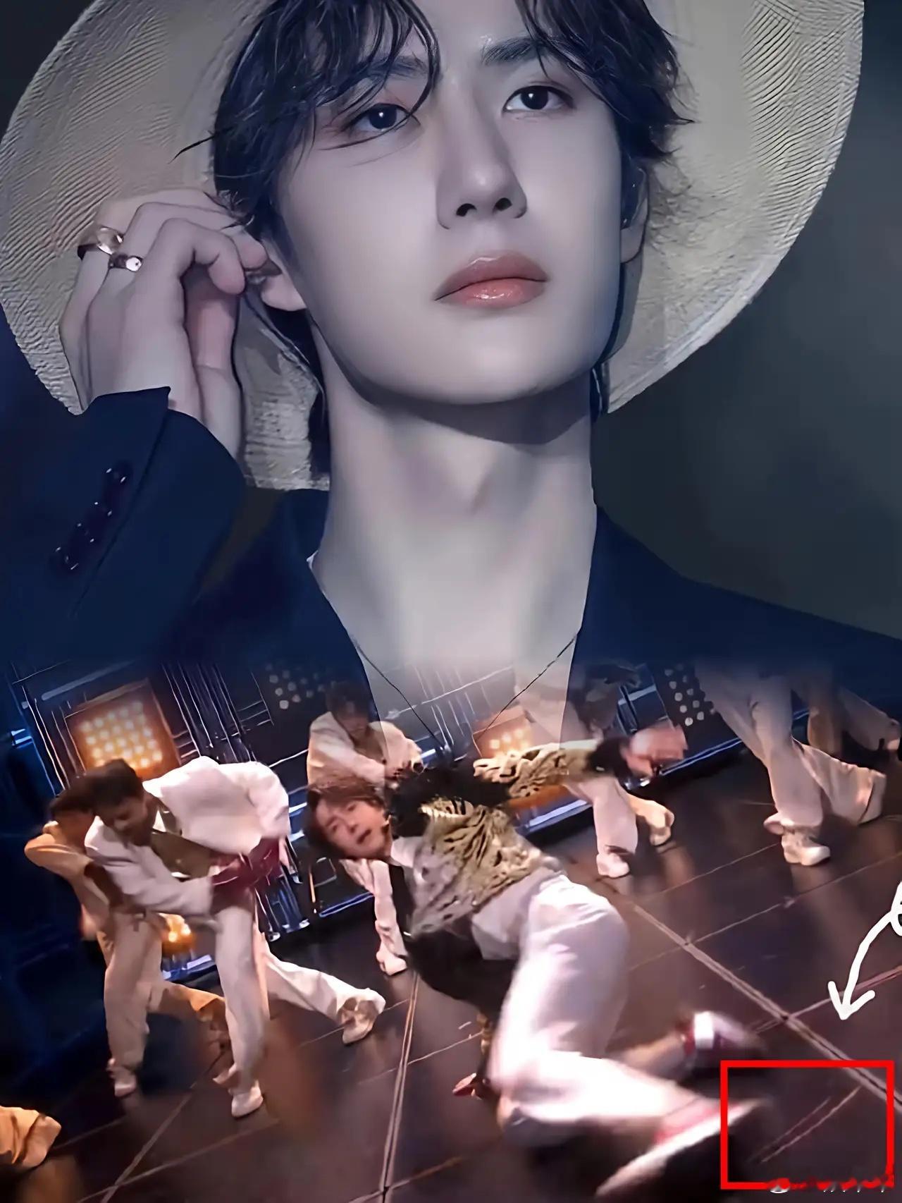 这次是真的，王一博的粉丝们应该高兴坏了，王一博不是跳舞刚开场的时候脚滑，然后有细