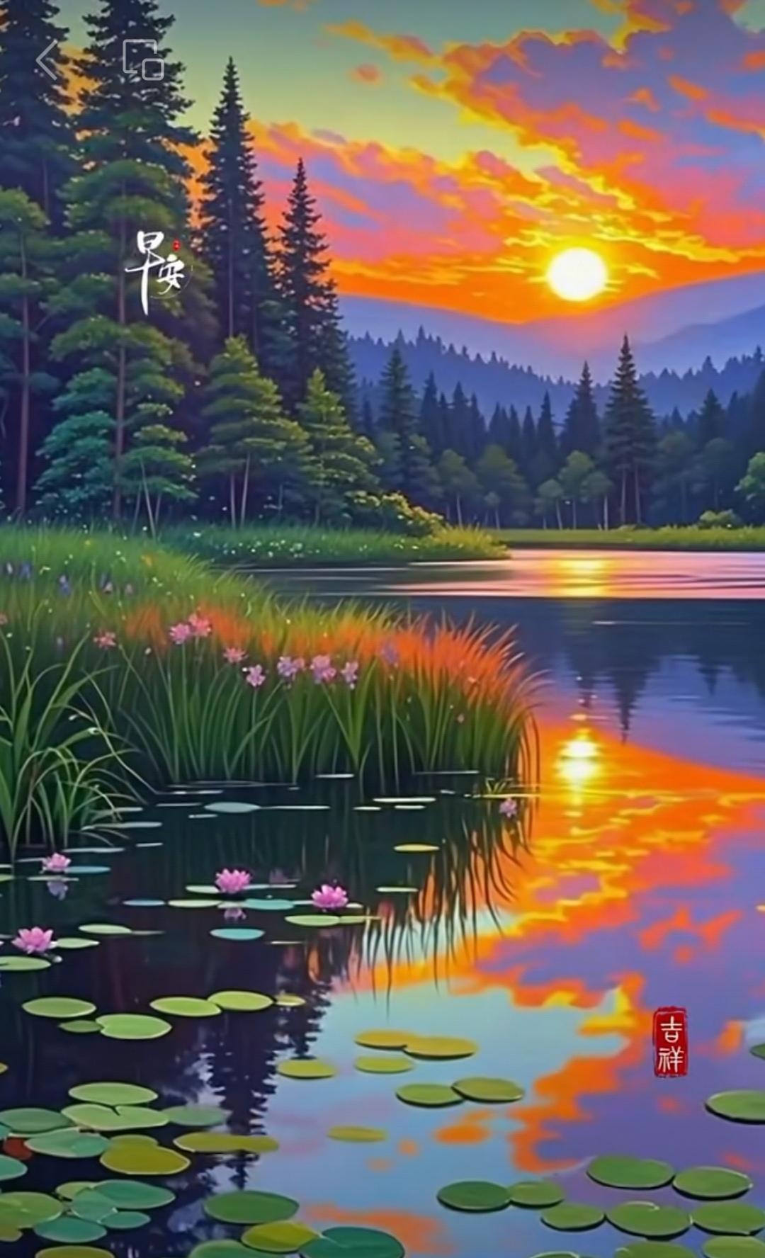 願我們都能：一天开开心心，一月平平安安，一年健健康康，一生幸幸福福，一