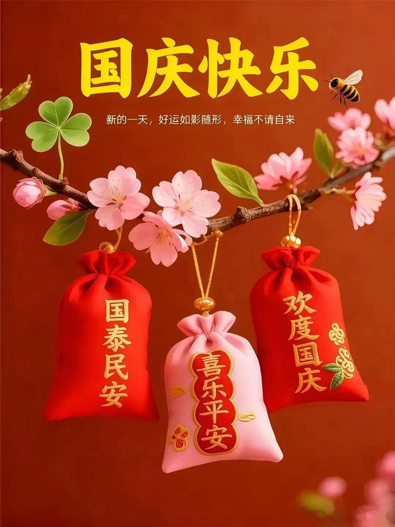 🇨🇳2026/10.01⭐国庆节快乐🇨🇳🎈金秋十月，普天同庆。山河锦绣