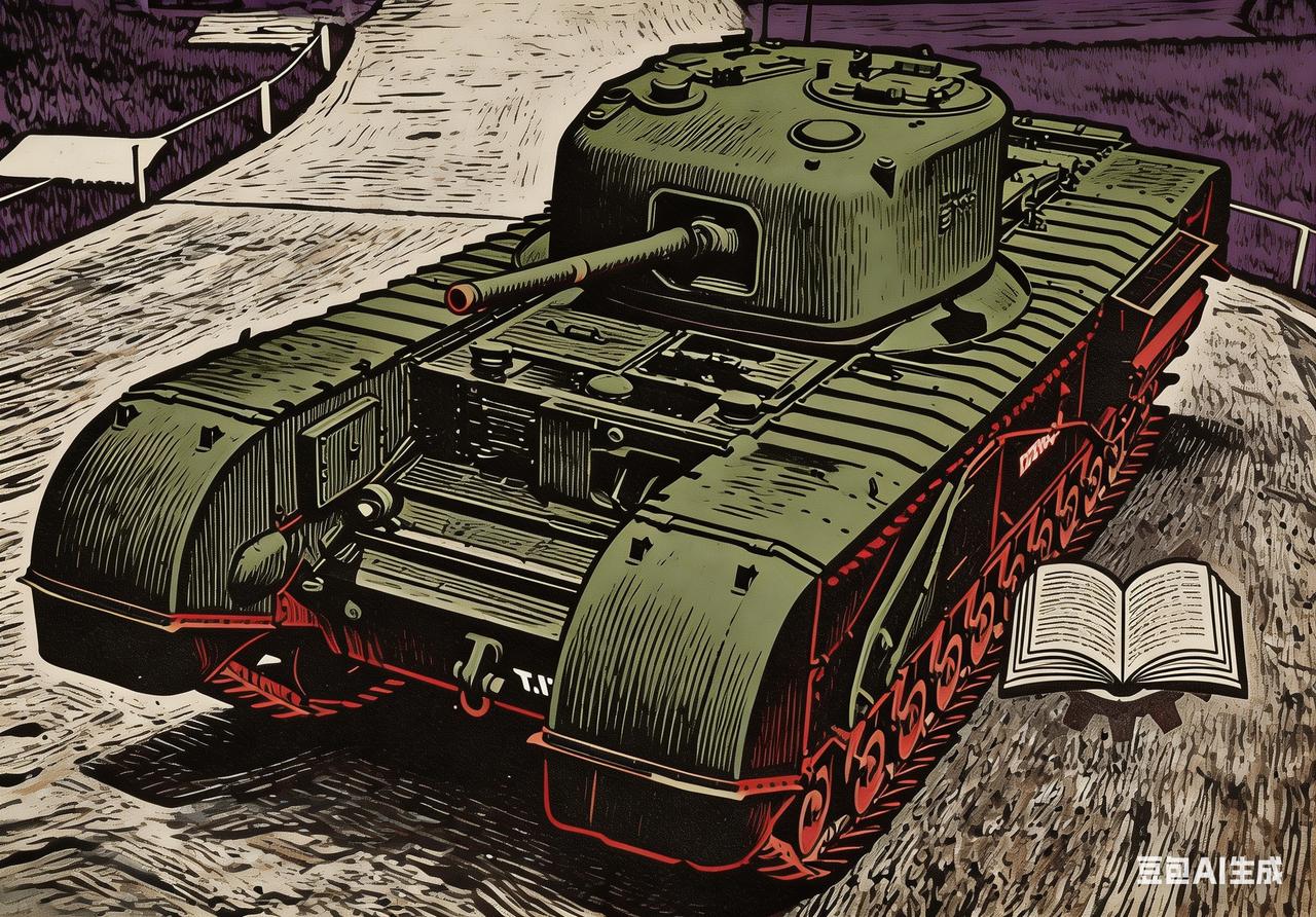 春日生活打卡季军事壁纸漫画。丘吉尔坦克