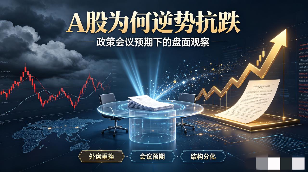 四点深思｜外围股市全线大跌，A股逆势上涨只因博弈政策座谈会提示：理财有风险