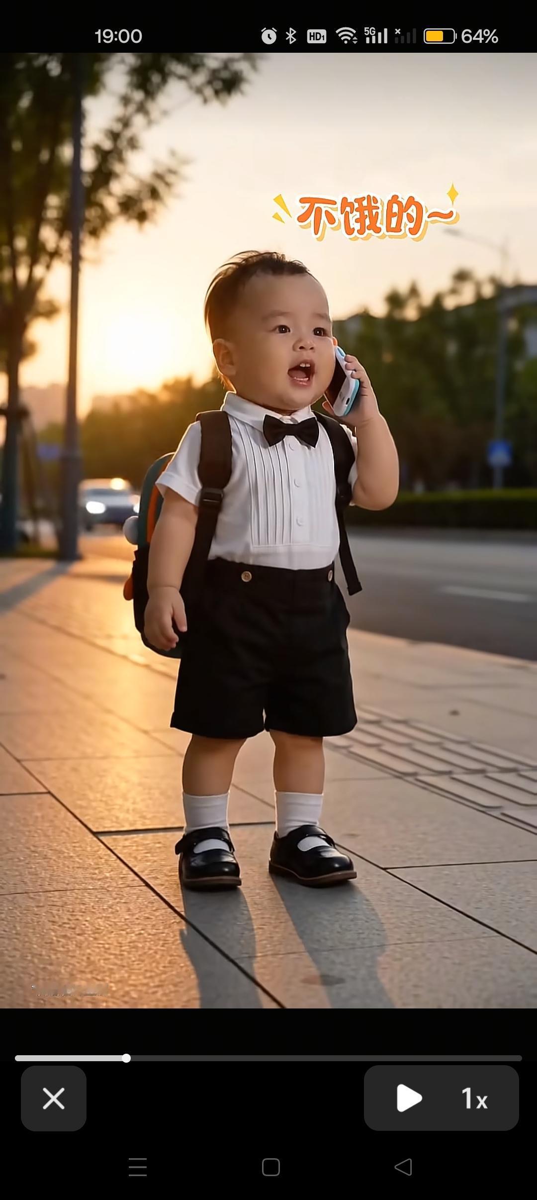 姨姨们求夸夸！😍小汪宝今天也是爸爸妈妈的小外卖员👍网友:以前看着