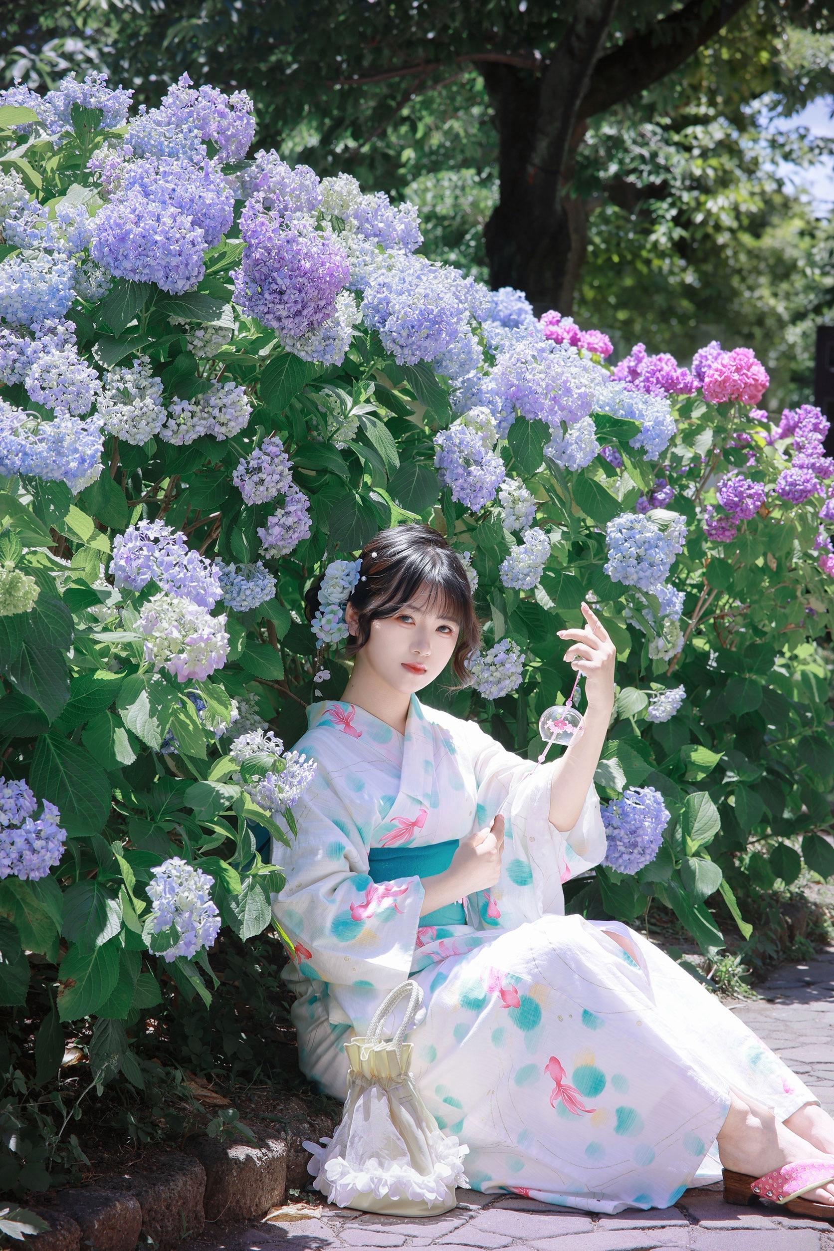 绣球花开。