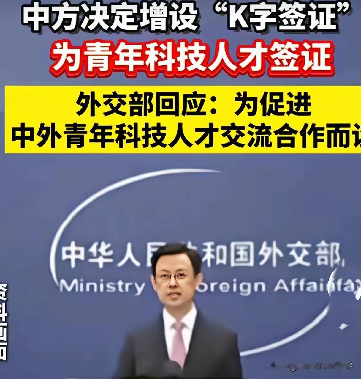 关于“开放K字签证”的讨论，我注意到一个让人深刻的现象：我们在吸引国际人才的同时