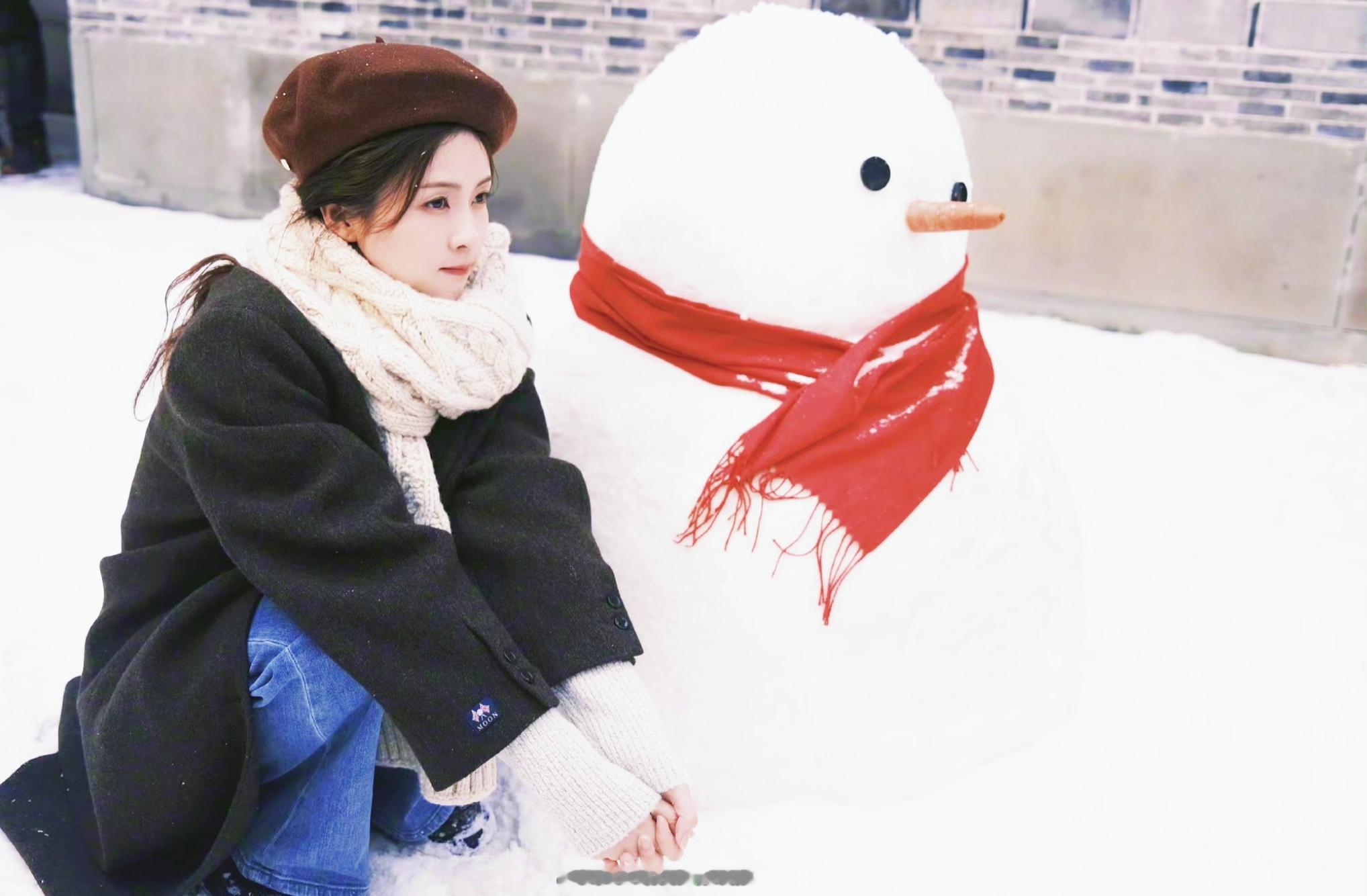 雪日闲叙❄️白鹿​​​​