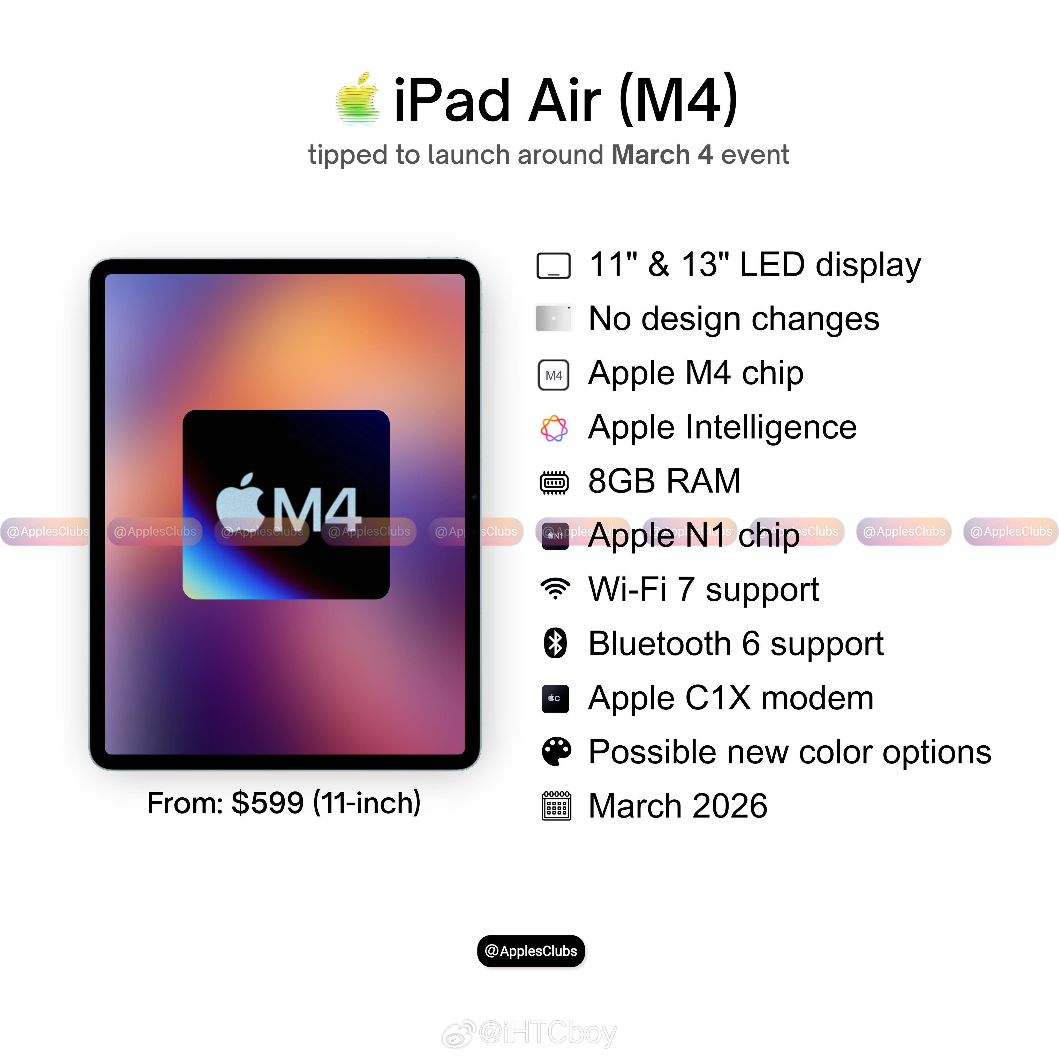 2026苹果春季发布会3月4日晚上10点上海举行Apple体验活动