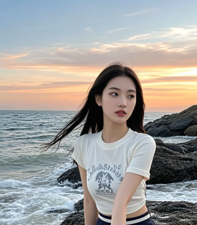 日落时分，我悄悄问了大海：你喜欢我吗？它回了一句：浪大不回。