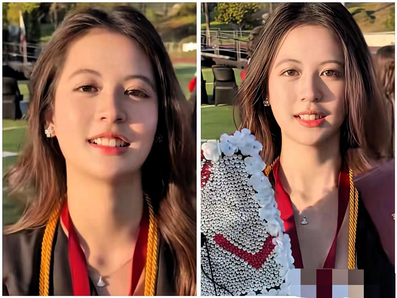 终于搞明白了，为什么翁虹的女儿这么优秀？不是国外教育好，而是翁虹的基因太好了
