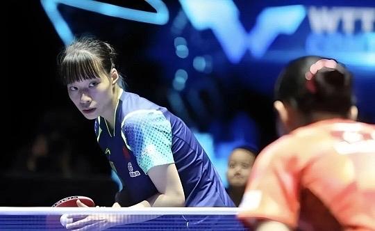 国乒石洵瑶曾3-1战胜张本美和，比分胶着状态。2026重庆冠军赛，陈幸同不敌队