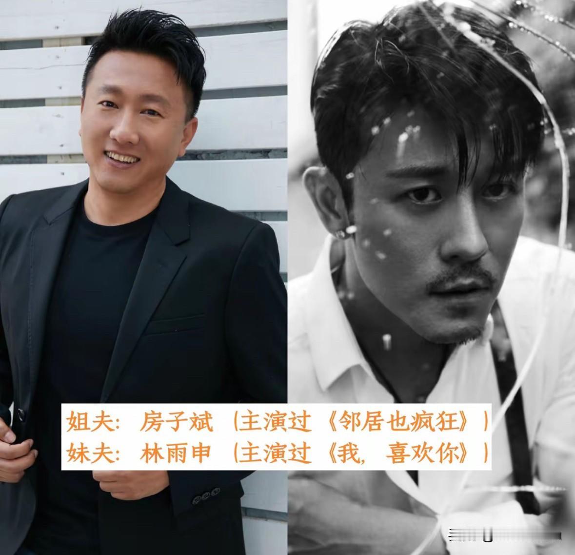万万没想到这12组明星的亲姐夫居然也身在娱乐圈很多人看明星作品，只记住