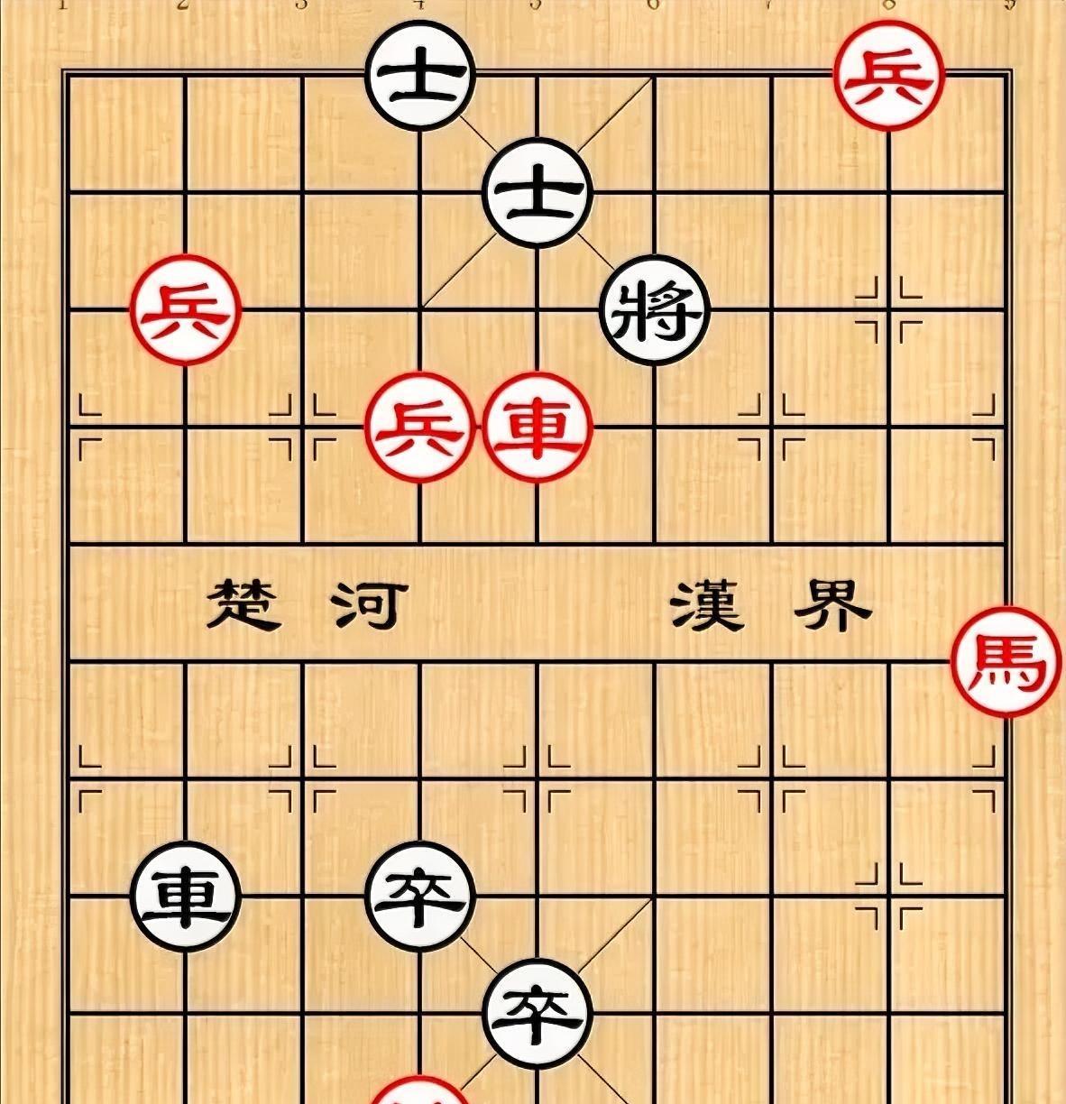 经过惨烈的搏杀，棋就下成了现在这个模样。从盘面看，红棋虽然攻击子力更多，但得子不