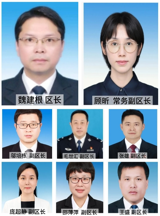 浙江省宁波市奉化区政府领导团队一览表：