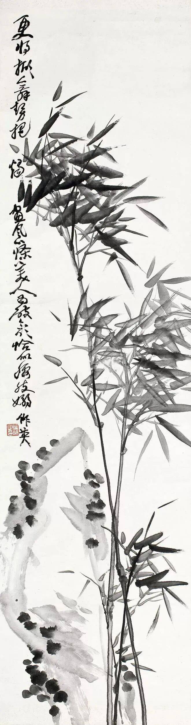 蒲老竹叶大于掌，画壁古寺苍崖边。蒲华是晚清民国时期著名画家，与任伯年、吴昌硕、虚