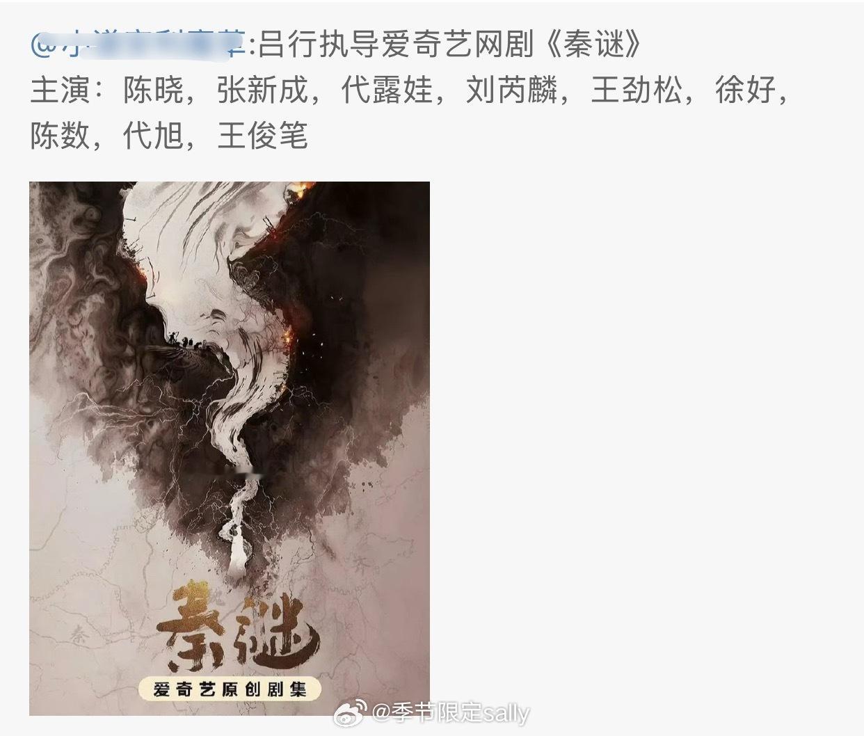 🍉爱奇艺网剧《秦谜》陈晓，张新成，代露娃​​​