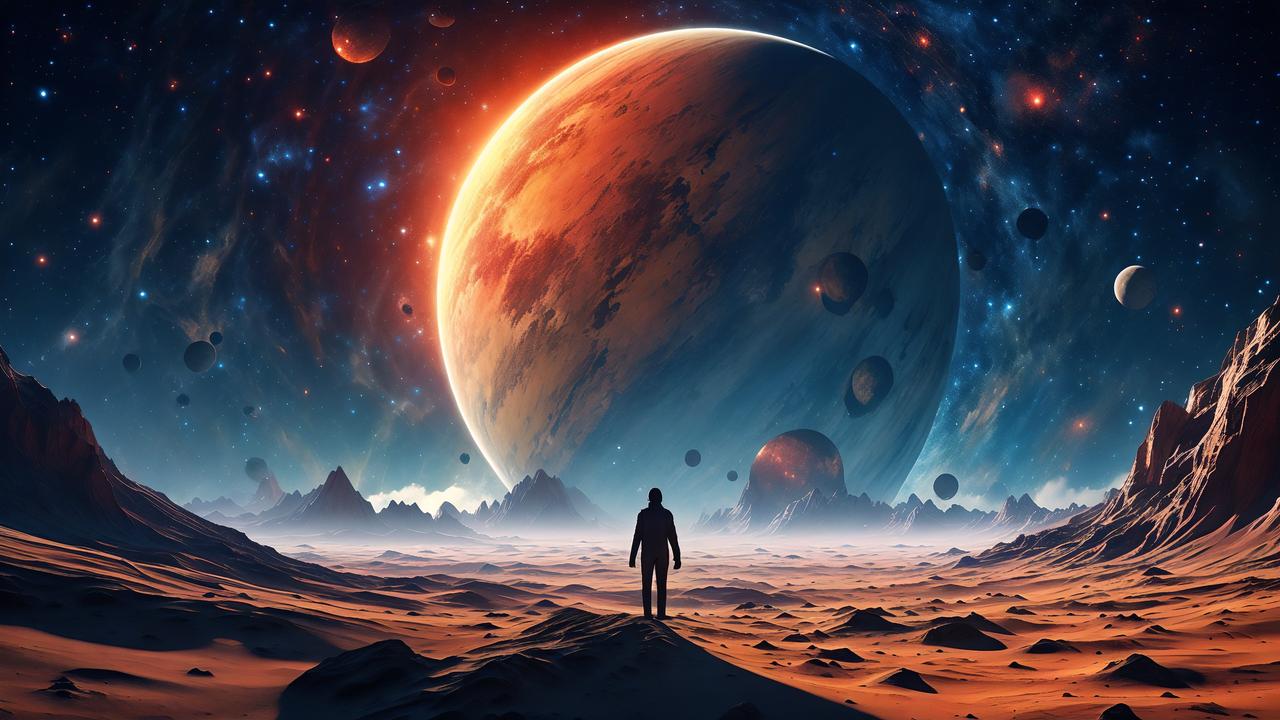 如果没有人类，宇宙的存在还有什么意义？其实所谓意义，本就是人类主观的判断。像太阳