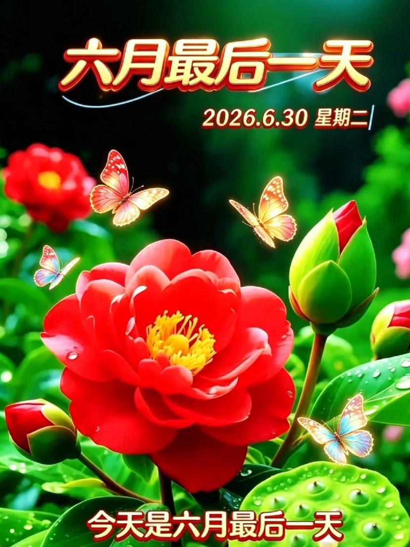 🌺2026./6.30云开日朗.四季安康🌺🌴☀️🌸夏日晴光万里，