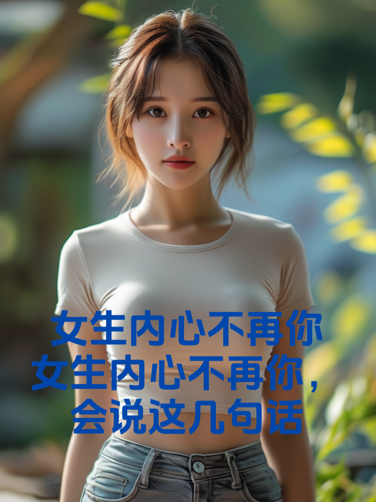 女生内心不再你，会说这几句话