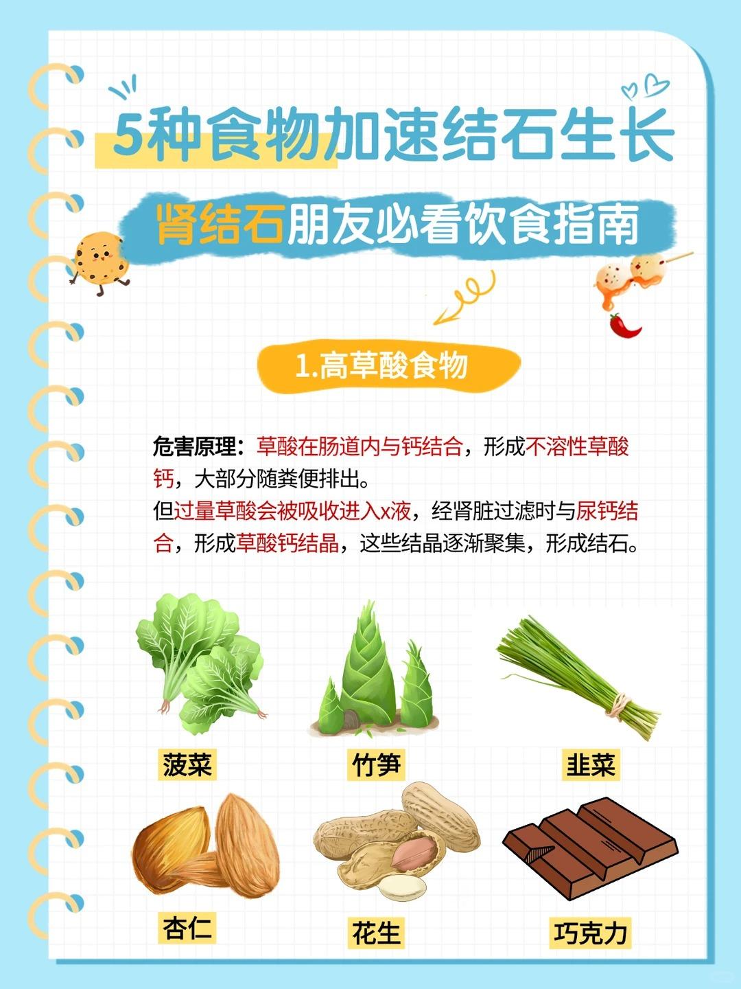 肾结石饮食避坑指南！这些食物千万别碰了！