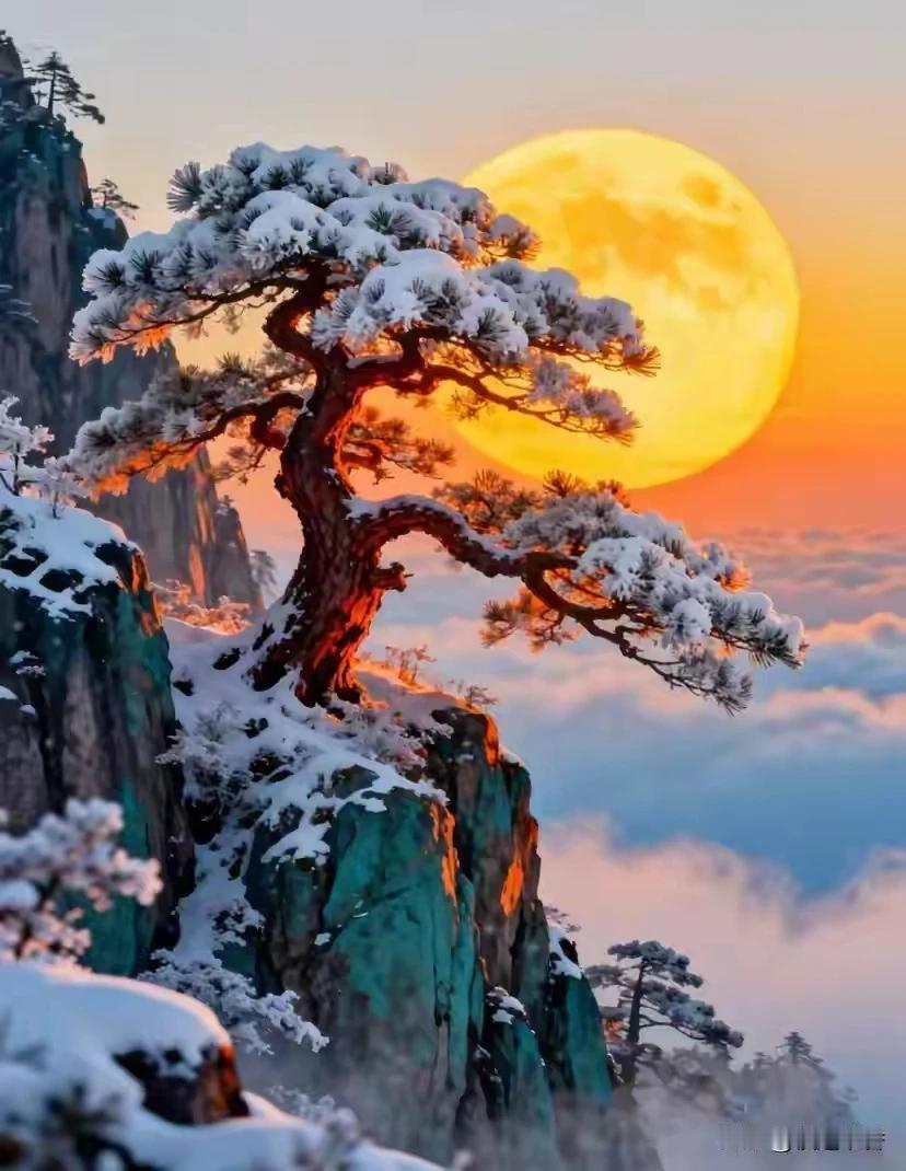 上联：雪压苍松藏寒骨下联：凌霜梅花送暗香