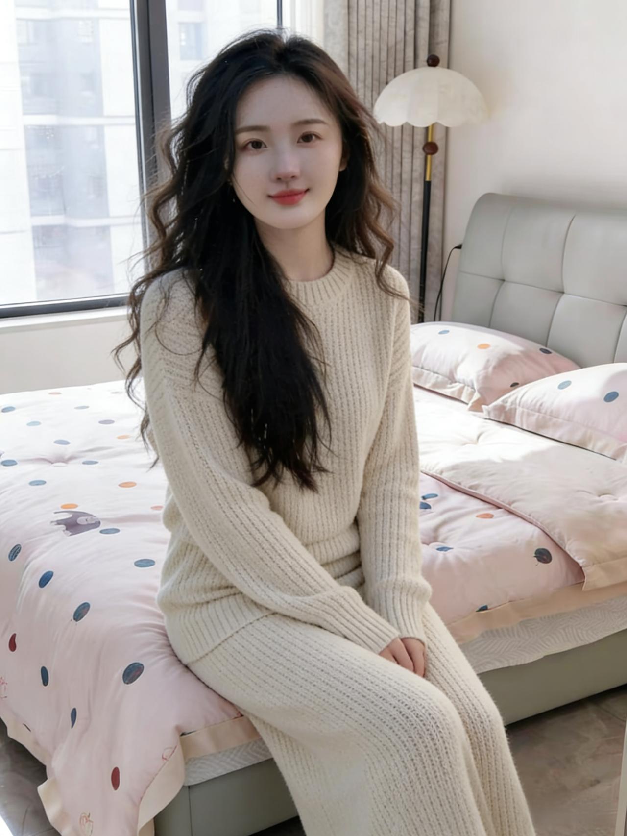 那些被定格的瞬间是时光的信笺写满日常的琐碎与不期而遇的甜米白针织衫的暖