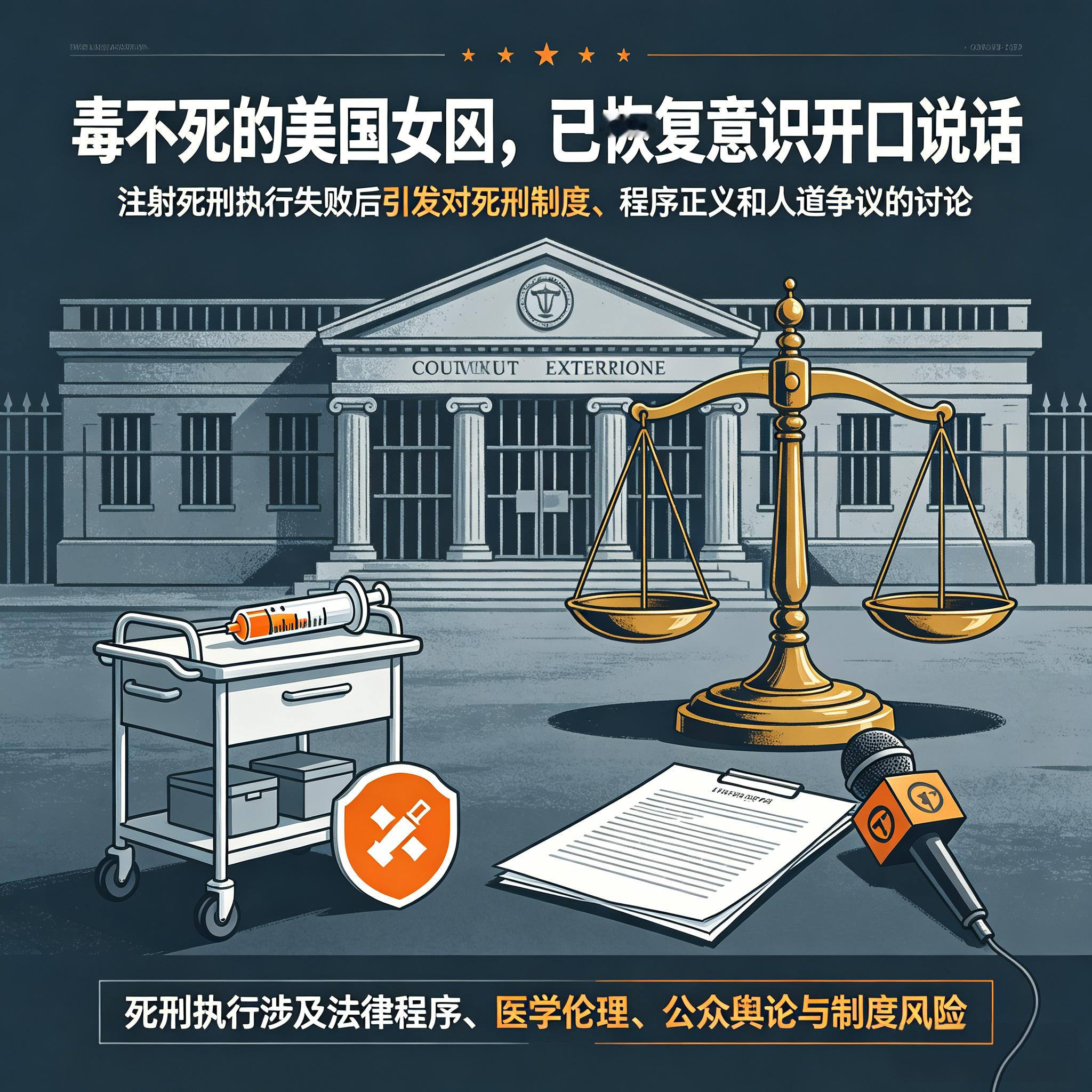 “毒不死”的美国女囚开口了：两针戊巴比妥没送走她，政客转头说“换电椅”田纳西州50岁女死囚克丽斯塔·