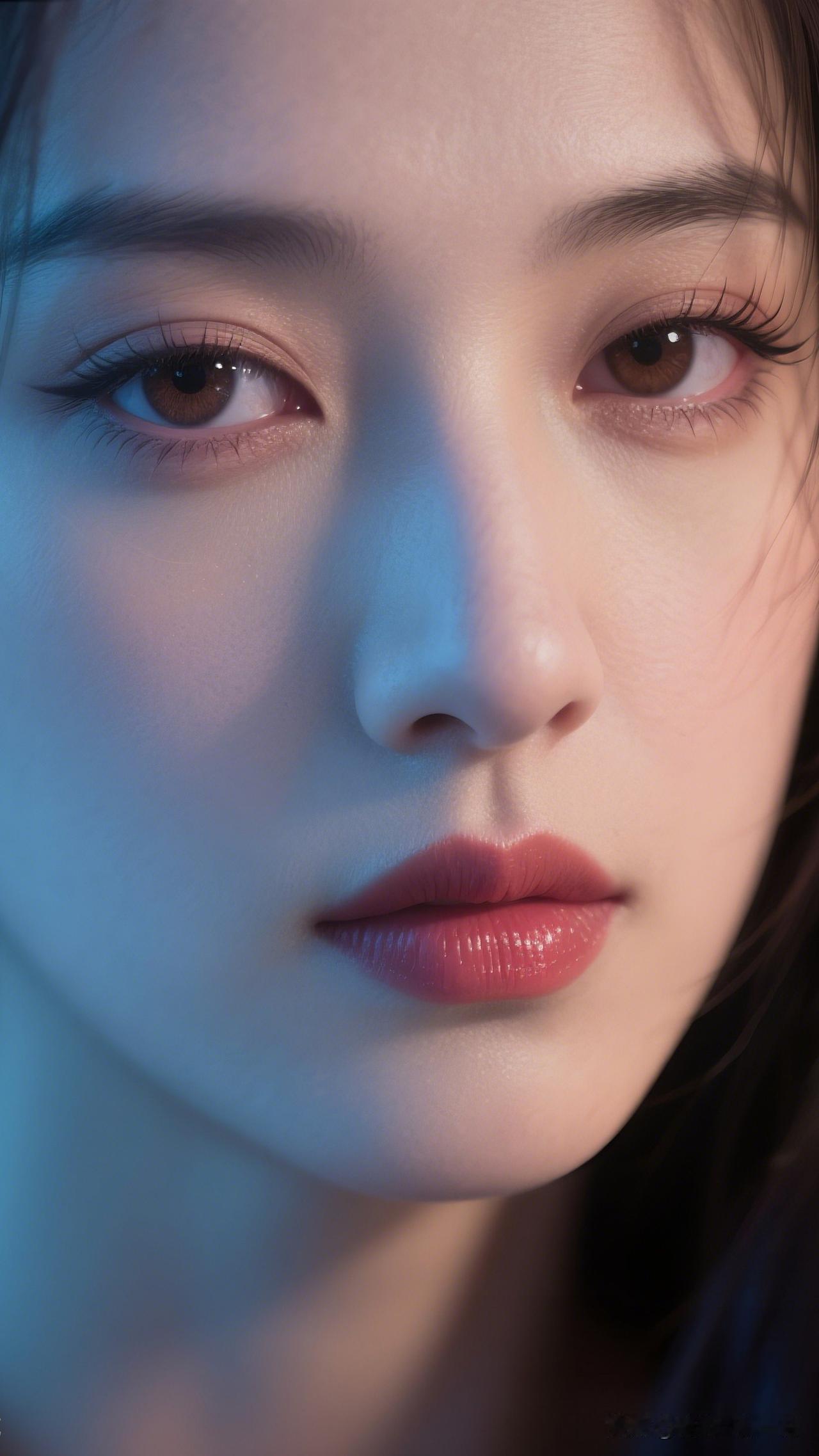 眉目传情意，唇齿吐芳华。晒出女性魅力温柔眼神，甜美唇妆，唯美少女风