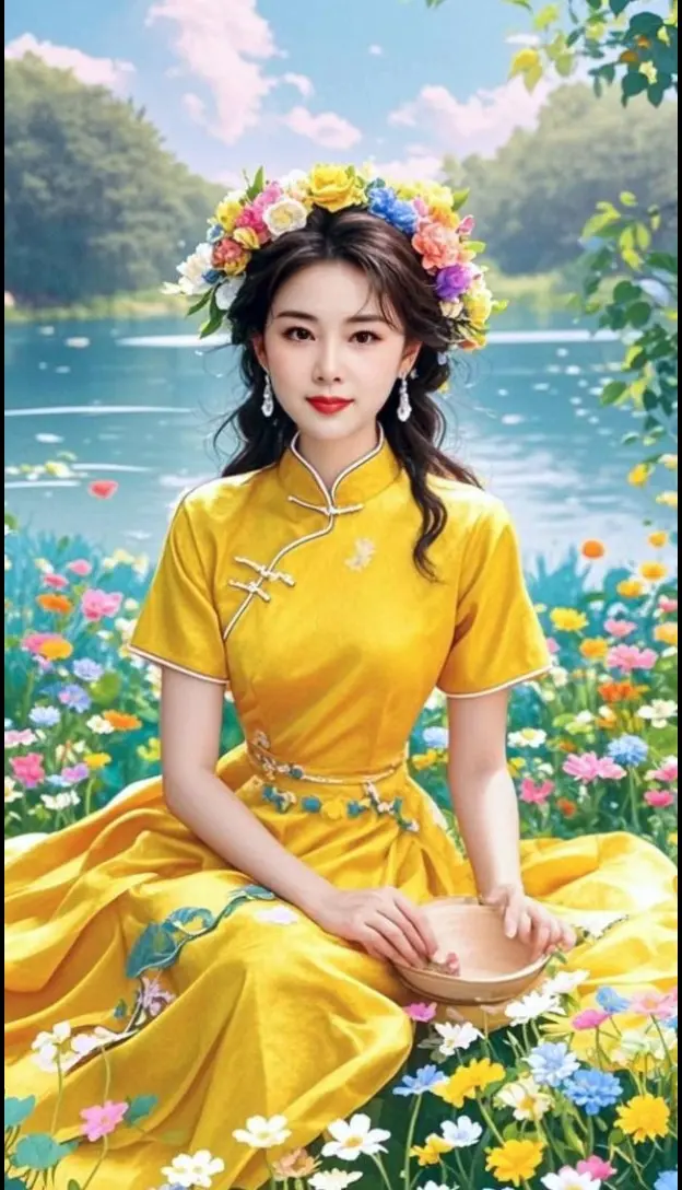 AI明艳花卉写真