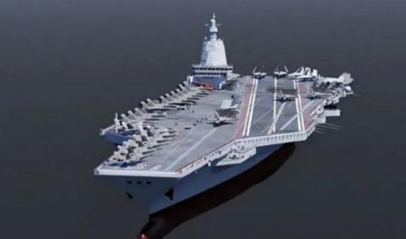 美媒：004航母将成为人类历史上最大军舰当美国媒体放出风声，说中国004航母