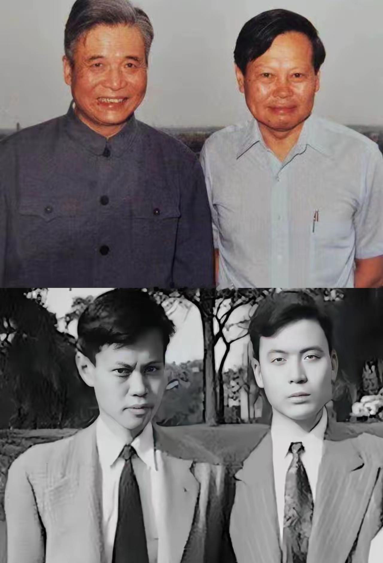 邓稼先:我学物理。杨振宁:我也学物理。邓稼先:我学工程物理。杨振宁:我学理