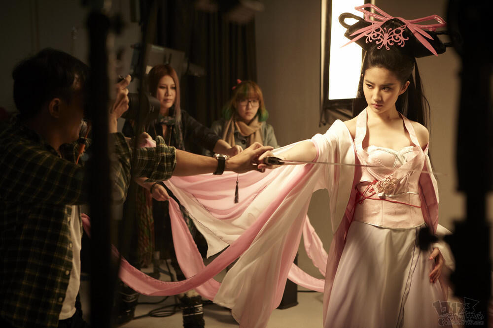 刘亦菲《倩女幽魂》拍摄花絮