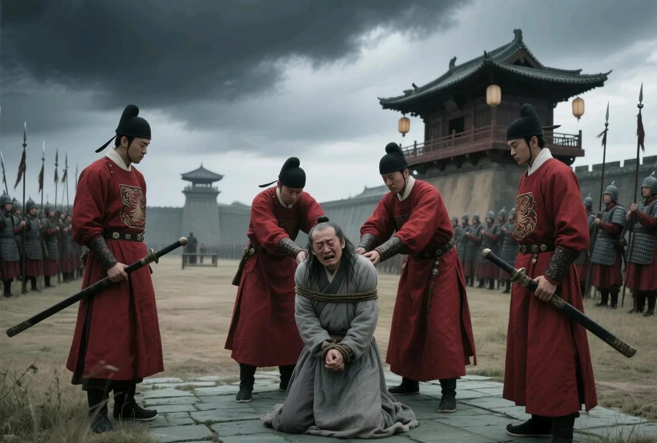 明朝太监刘瑾被凌迟头一天整整357刀下去，不但没死，还喝了两碗粥！据刑部主事张文