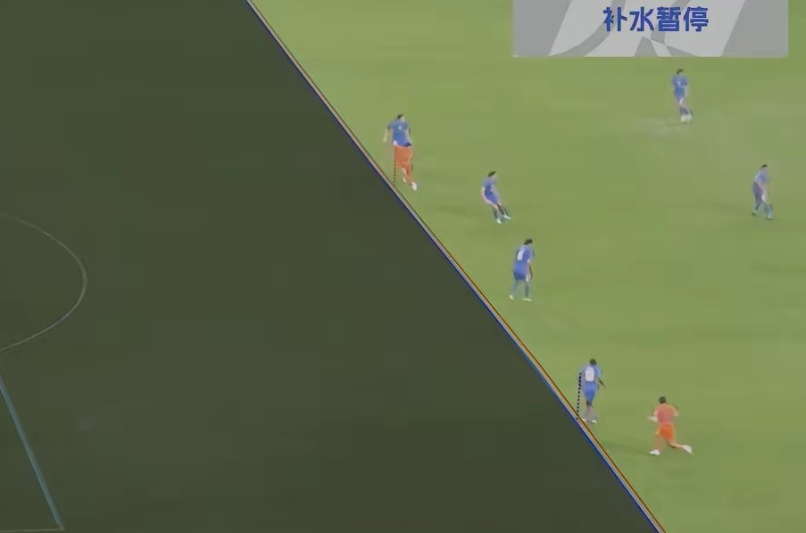为王巍申冤！差约0.15米越位，放大画面一眼看清！买乌郎和申花后卫谁更靠近球门，“甘慧们”和“醉咖啡