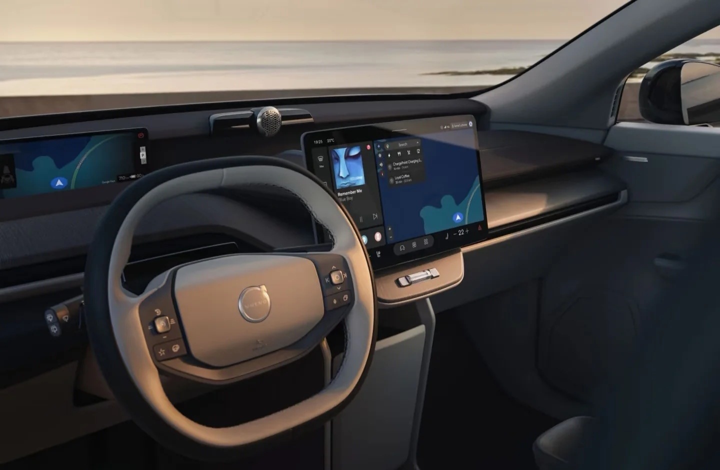 沃尔沃EX60这中控太大胆了，竟然取消了中央通道，豪华感直接没了