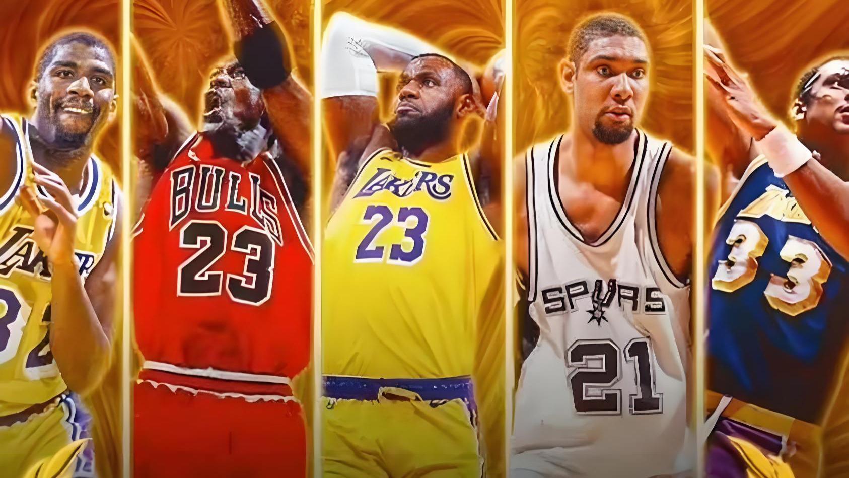 媒体重排NBA历史一、二、三阵, 网友: 二阵比一阵强, 三阵最合理