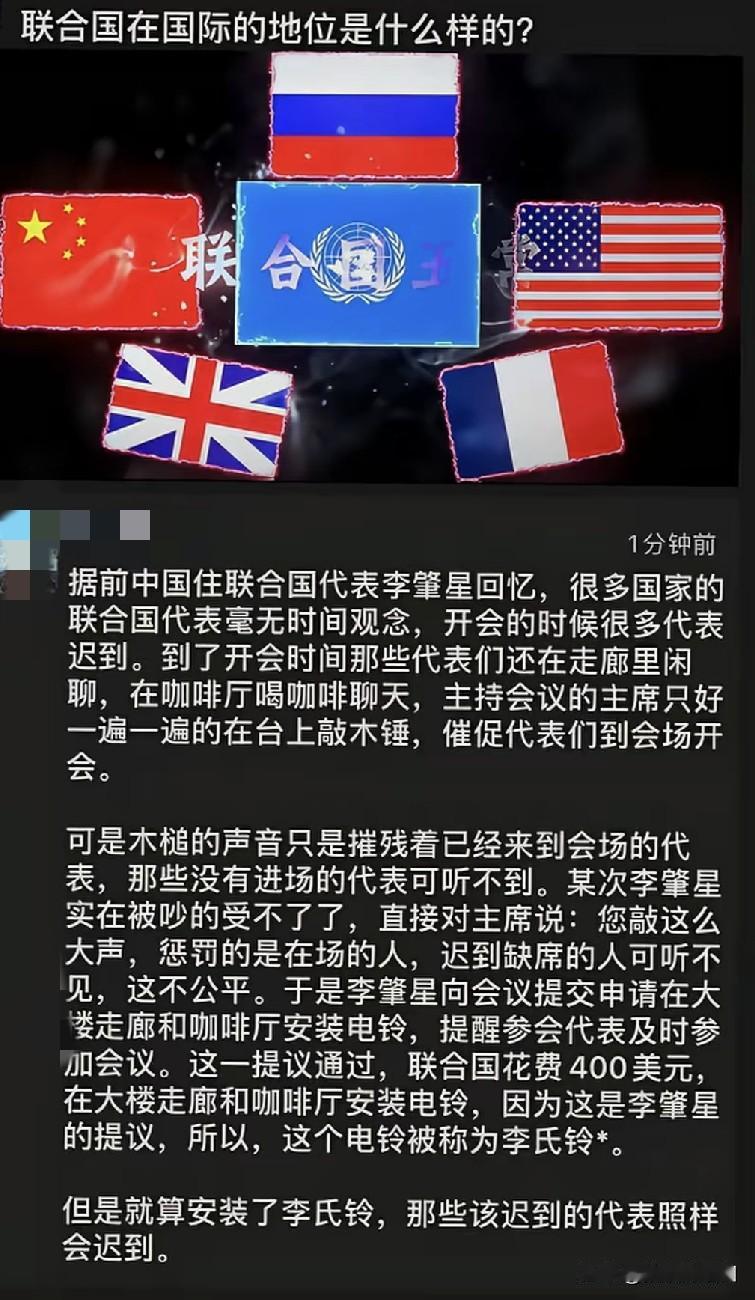 联合国在国际上是个什么地位？世界是个大的草台班子，一味追求平等，结果发现很多民