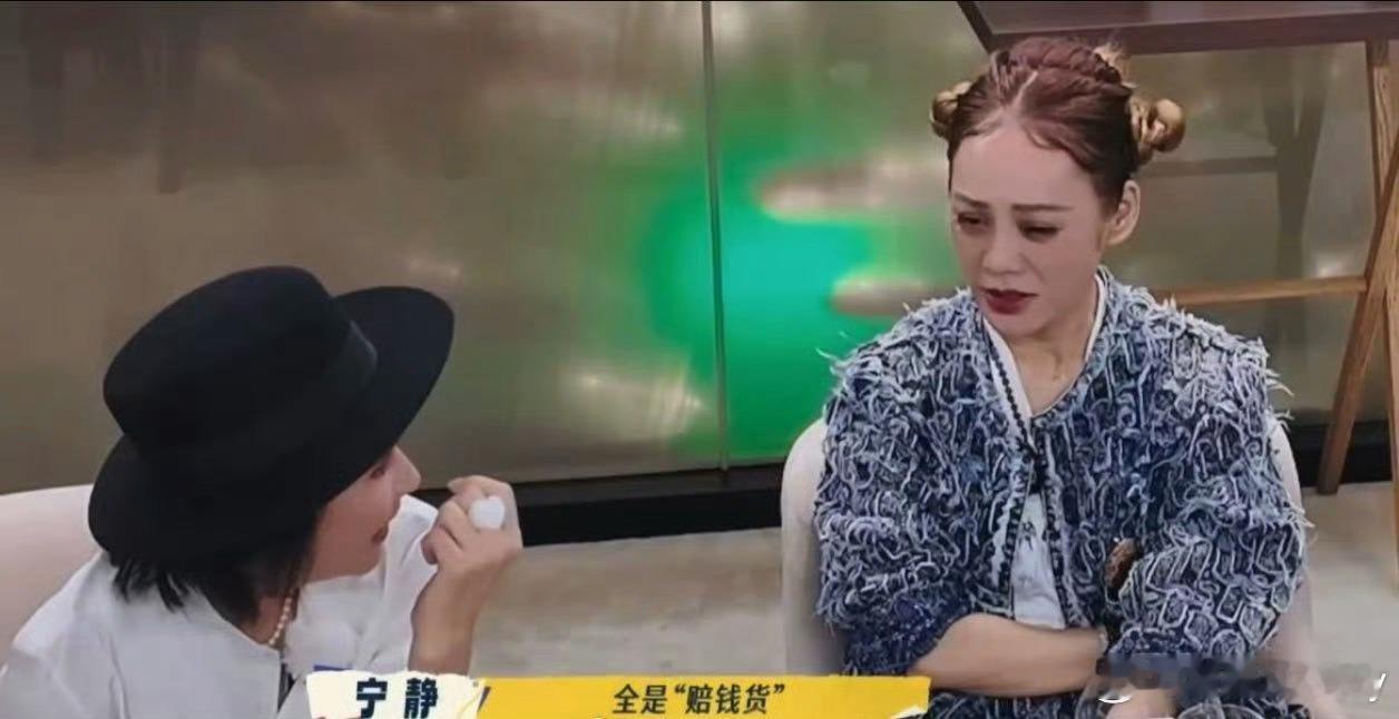 宁静儿子全是赔钱货张柏芝在节目中跟儿子通话，宁静说“全是赔钱货”，调侃传统观念