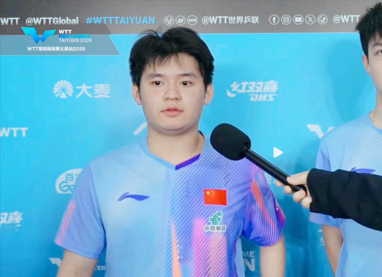 林诗栋完美复出第一战，赛后采访直接说到了世乒赛！记者问：这是你第一场比赛，