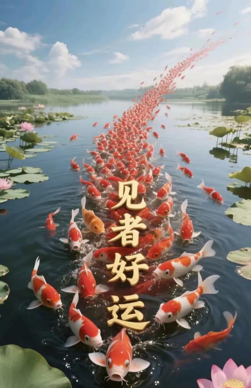招财锦鲤见者好运年年有余